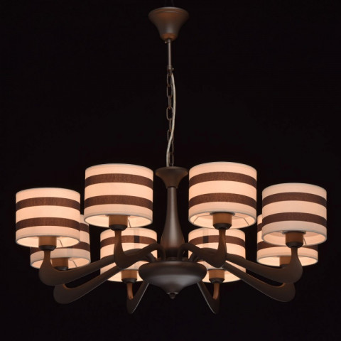 Suspension marron megapolis 8 ampoules 72 cm