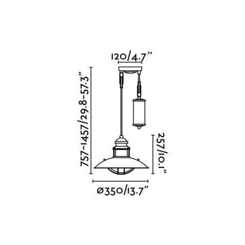 Suspension marron winch 1 ampoule