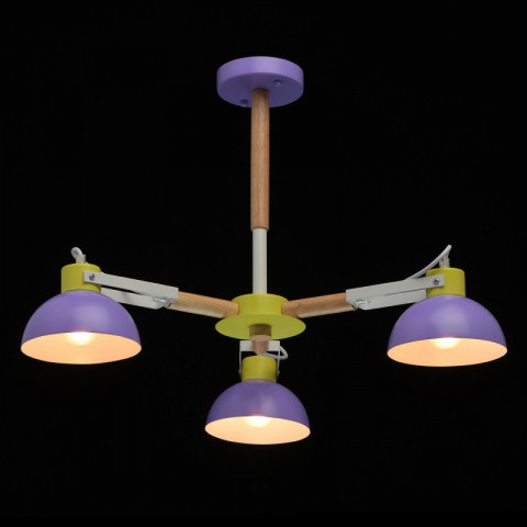 Suspension multicouleur megapolis 3 ampoules 45 cm
