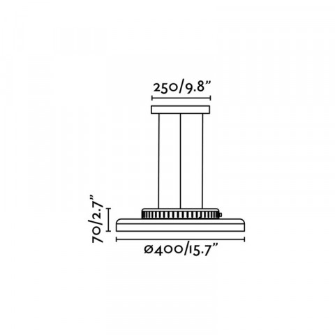 Suspension noire dolmen