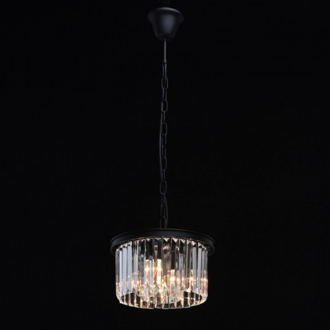 Suspension noire loft 3 ampoules 89 cm