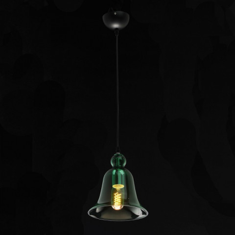 Suspension noire megapolis 1 ampoule 150 cm