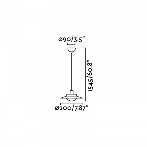 Suspension noire side 1 ampoule