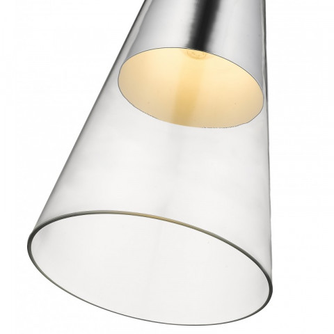 Suspension transparent canterbury 1 lumières