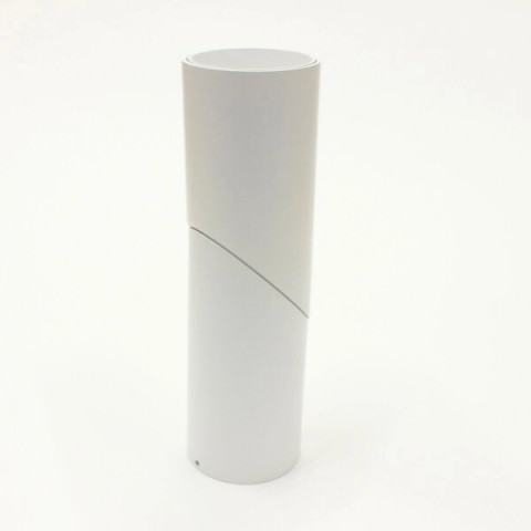 Lot de 2 plafonniers spots tubes gu10 ip20 blanc