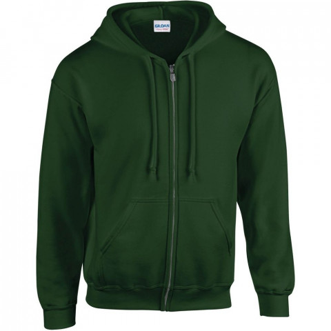 Sweat-shirt homme zippé à capuche gildan heavy blend - Coloris et taille au choix