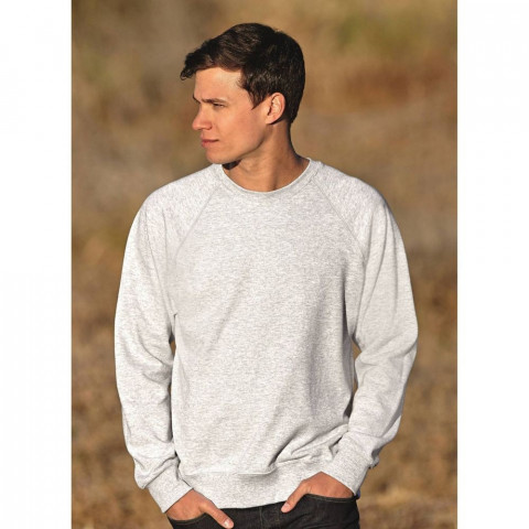 Sweat-shirt léger manches raglan fruit of the loom lightweight - Coloris et taille au choix