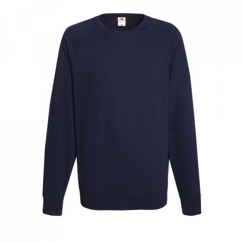 Sweat-shirt léger manches raglan fruit of the loom lightweight - Coloris et taille au choix