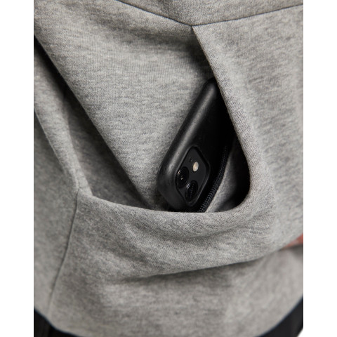 Sweat à capuche Gris chiné 34301157 - Taille au choix