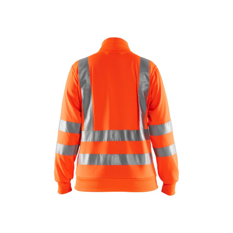 Sweat zippé haute-visibilité femme 33081974 - Couleur au choix