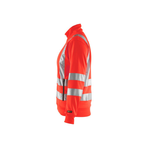 Sweat zippé haute-visibilité femme 33081974 - Couleur au choix