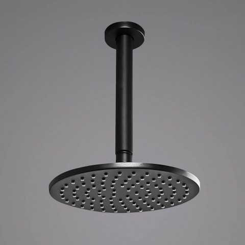 Système de douche thermostatique ronde en forme pluie sur plafond