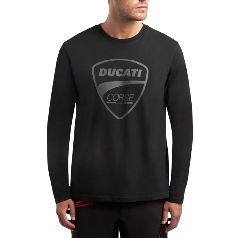 T-shirt de travail à manches longues Motor Ducati - T.2XL ( T.XL FR ) - Noir - DIADORA - 702.181805-80017 T.2XL