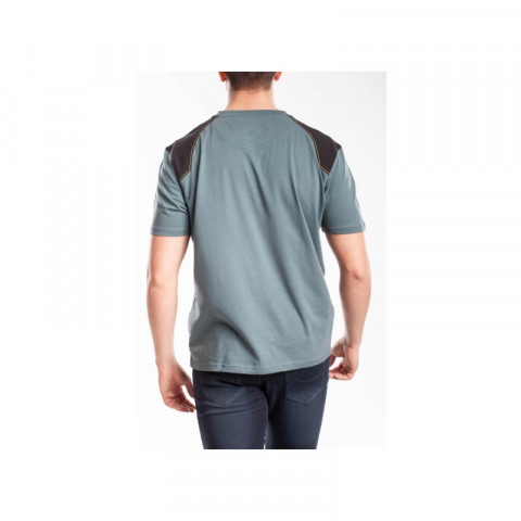 T-shirt renforcé rica lewis - homme - taille l - coton bio - vert - workts