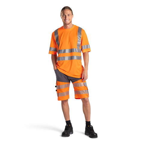 T-shirt polyester haute-visibilité 34131009 - Couleur au choix