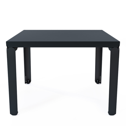 Table basse carrée DECO-GEM, Cristal. A monter soi-même. L.60 x P.60 x H.42.2 cm