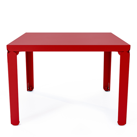 Table basse carrée DECO-GEM, Cristal. A monter soi-même. L.60 x P.60 x H.42.2 cm