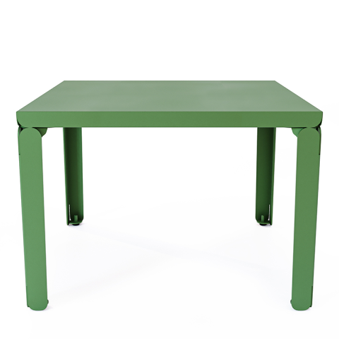 Table basse carrée DECO-GEM, Cristal. A monter soi-même. L.60 x P.60 x H.42.2 cm