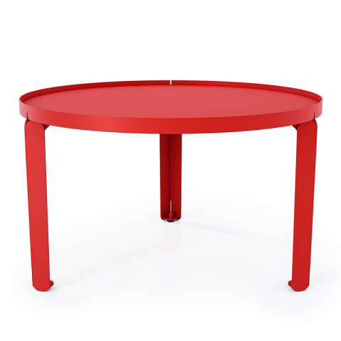 Table basse ronde DECO-GEM, Jade. A monter soi-même. Ø70.5 cm H.42 cm