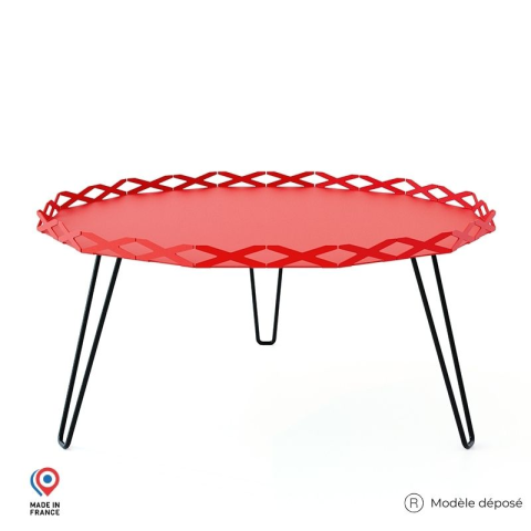 Tables basses de jardin en Acier - Aura