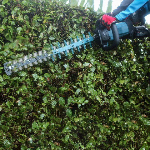 Taille-haie sans fil M 60 cm 40V max + BL4040x1 + DC40RA - MAKITA - UH004GM101