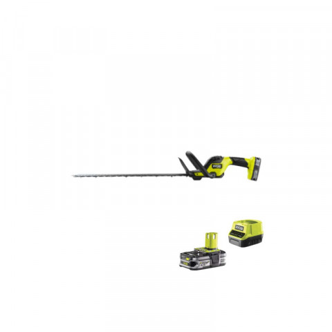 Taille-haies ryobi 18v oneplus hp brushless - 1 batterie lithiumplus 18v 2.5 ah - 1 chargeur rapide - ry18htx60a-125