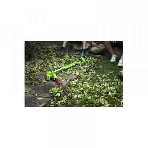 Taille-haies sur perche 51 cm greenworks 24v - sans batterie ni chargeur - g24ph51