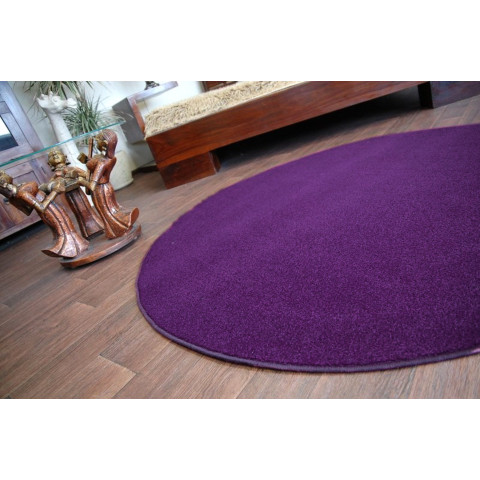 Tapis cercle eton violet cercle - Dimension au choix