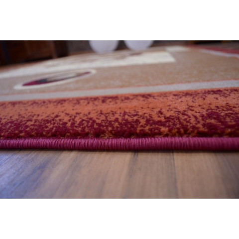 Tapis heat-set primo 5414 bordeaux - Dimension au choix