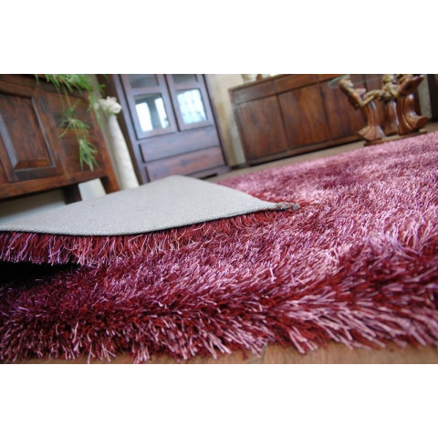 Tapis love shaggy modèle 93600 violet - Dimension au choix