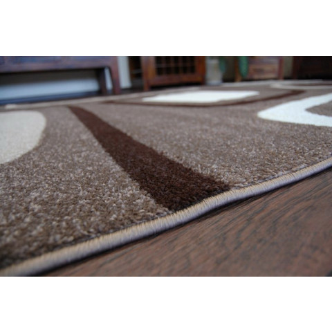 Tapis pilly 7856 - moka/cacao - Dimension au choix