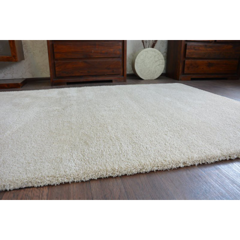 Tapis shaggy micro caramel - Dimension au choix