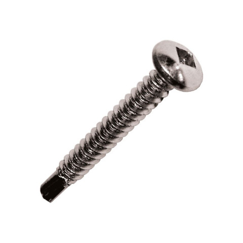 Vis inox A2 autoperceuse à tête cylindrique et empreinte carrée pour alu - Ø 3.9 x 13 mm - Boite de 500 - SCELL-IT - TCQN39013