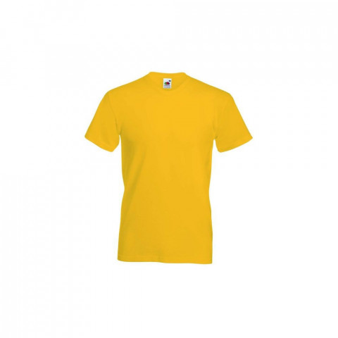 Tee-shirt col v fruit of the loom valueweight manches courtes - Taille et coloris au choix