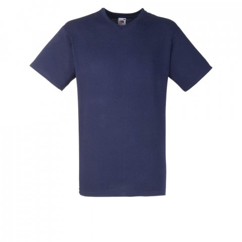 Tee-shirt col v fruit of the loom valueweight manches courtes - Taille et coloris au choix