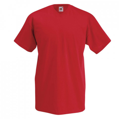 Tee-shirt col v fruit of the loom valueweight manches courtes - Taille et coloris au choix