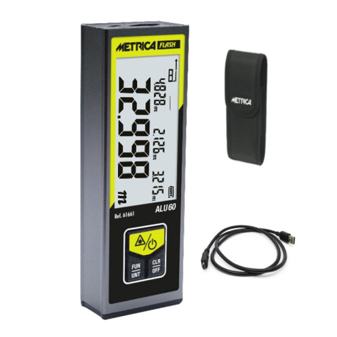 Télémètre de poche laser ALU60 - METRICA - 61661