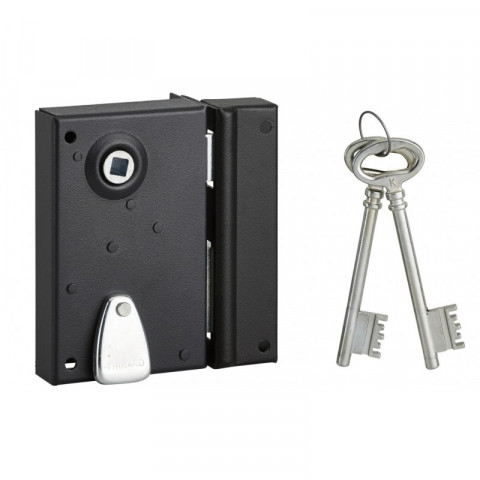 Thirard - serrure à gorge pour porte d'extérieur 110x70 ouverture à droite