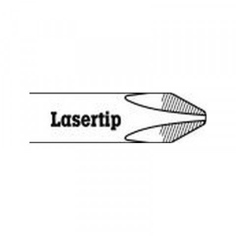 Tournevis cruciforme PH, avec lame ronde, Dimensions : PH 2, Long. de la lame 100 mm, Long. totale 205 mm, Ø de la lame : 6,0 mm