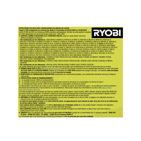 Triple panneau lumineux led hybrid ryobi - rlph18-0 - 18v oneplus - 3000 lumens
