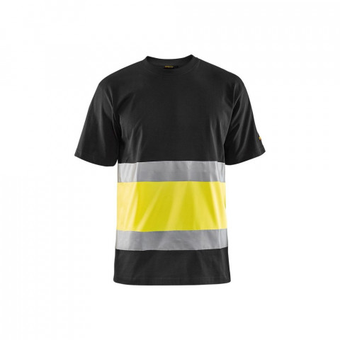 T-shirt haute visibilité blaklader col rond - Coloris et taille au choix