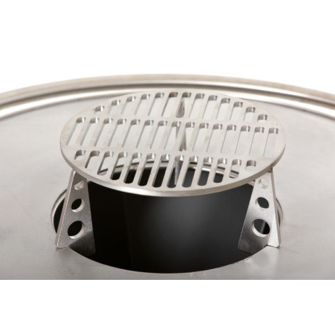 Grille inox Ø28 cm Le Churrasco pour brasero Ø70 cm - GIBBQØ28