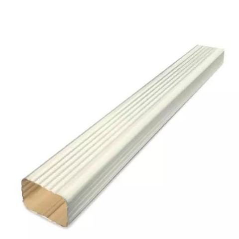 Tuyau de descente eaux pluviales rectangulaire aluminium 3ml 60x80 mm LaBoitaÔ - Coloris au choix