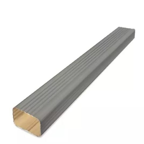 Tuyau de descente eaux pluviales rectangulaire aluminium 3ml 60x80 mm LaBoitaÔ - Coloris au choix