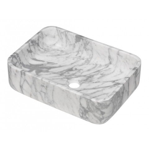 Vasque marbre blanc adeona - Forme au choix