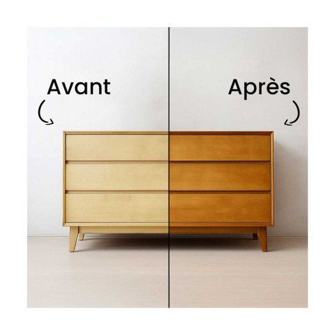 Vernis Chêne Moyen VCM500 - Mat ou Brillant AnovaBois - Conditionnement au choix