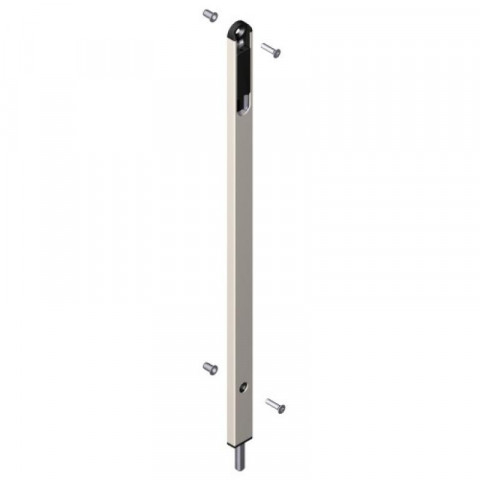 Verrou finition argent longueur 170 mm pour menuiserie aluminium types dator 6840, 6850 et 6860