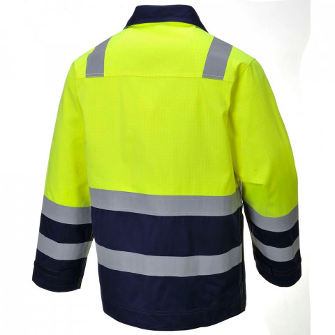 Veste de travail haute visibilité multirisques portwest modaflame - Taille au choix