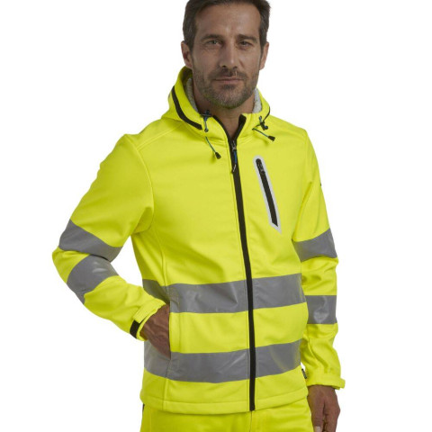 Veste de travail haute visibilité softshell diadora 20471:2013 3 - Couleur et taille au choix