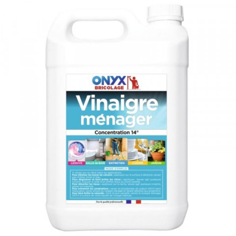 Vinaigre ménager 14° onyx bidon de 5 litres